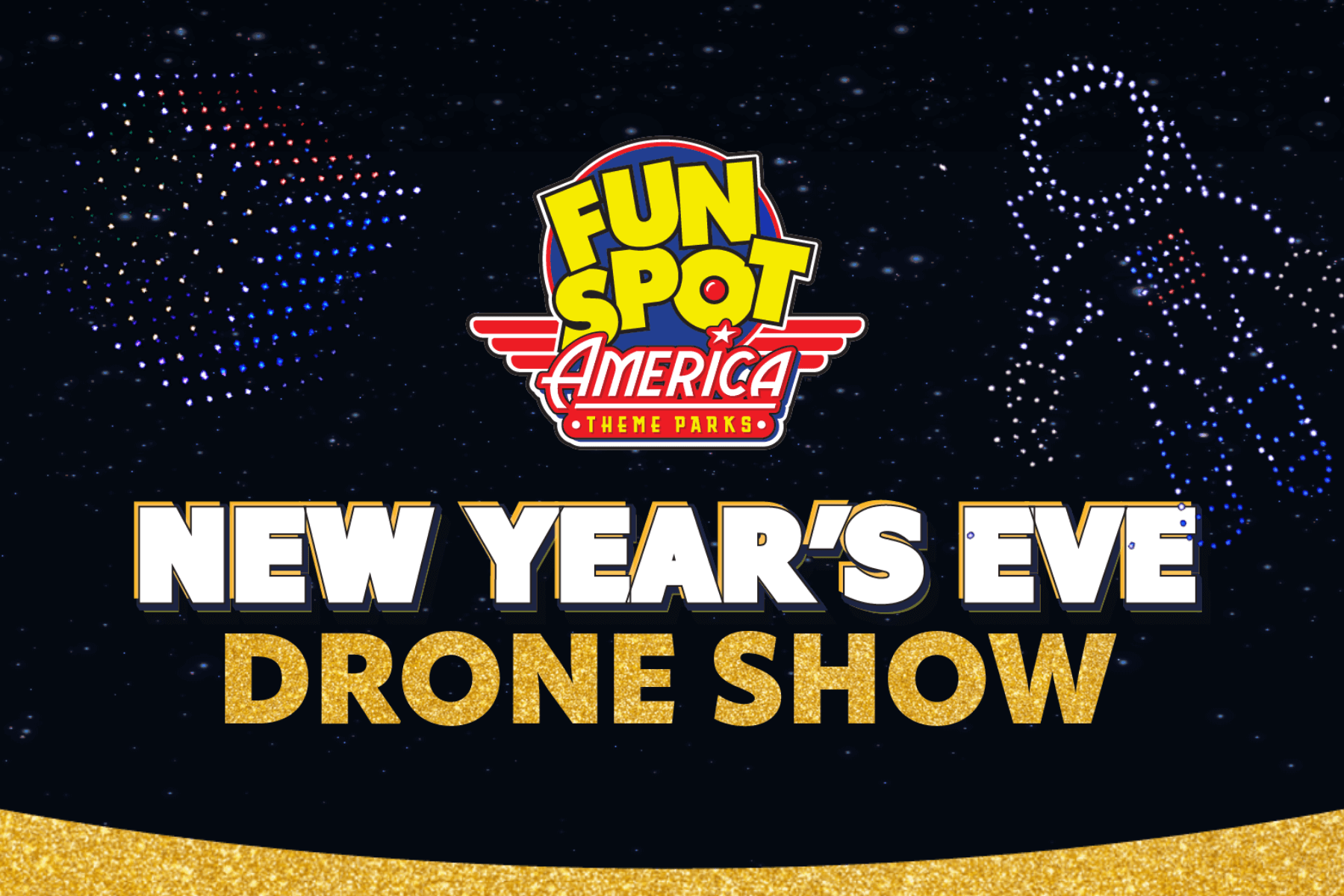 Fun Spot Kissimmee New Year's Eve Drone Show